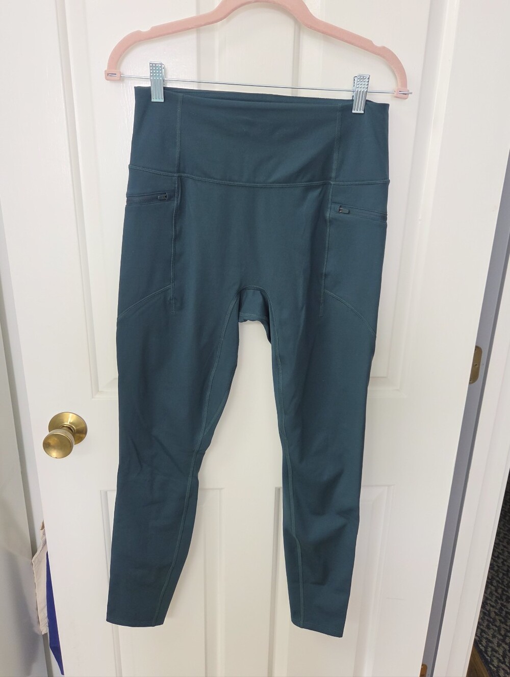 Teal High-Rise Performance Leggings